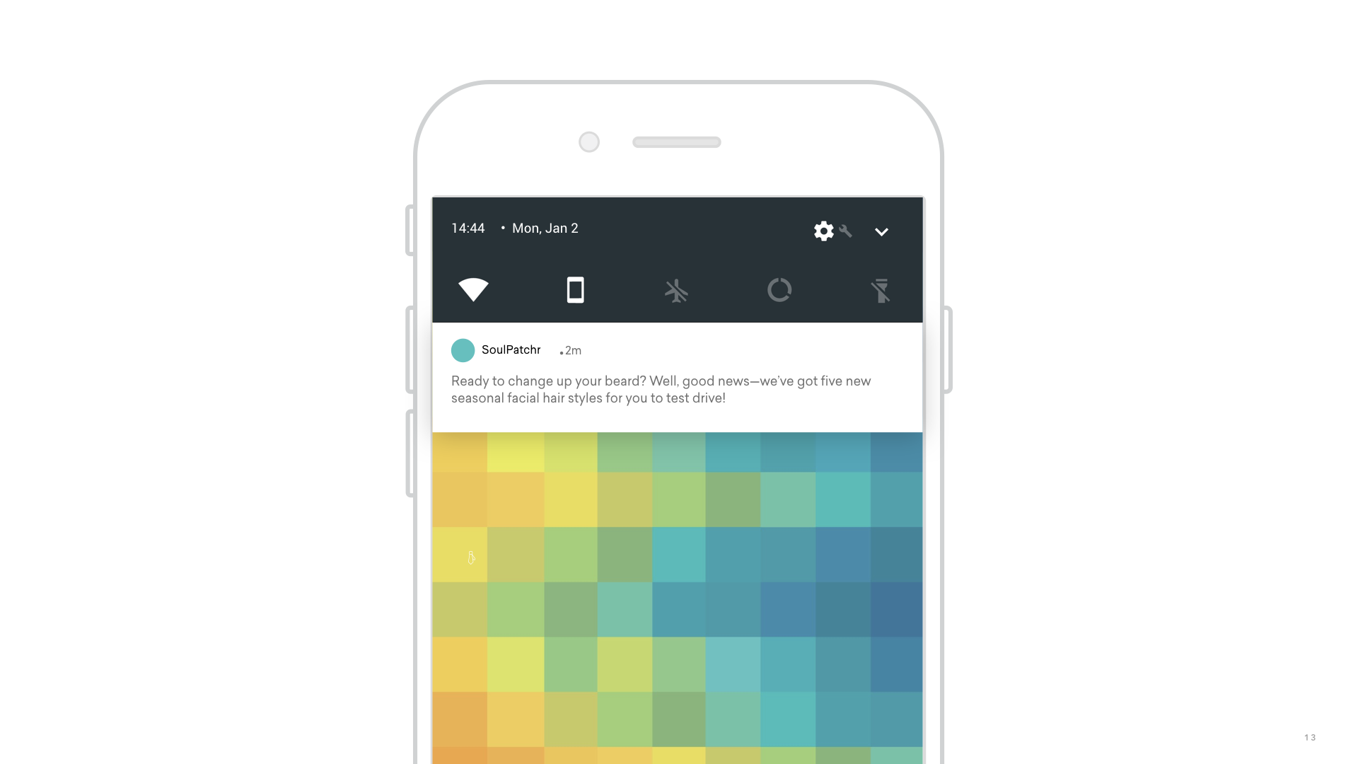 Classic push notification